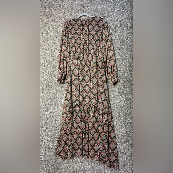 NWT LC Lauren Conrad Faux-wrap Maxi Dress Size 3X - Picture 4 of 6